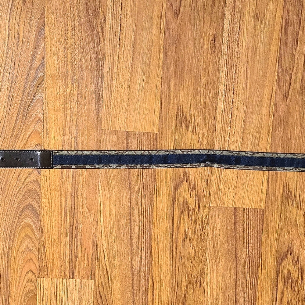 Authentic Coach Signature Belt